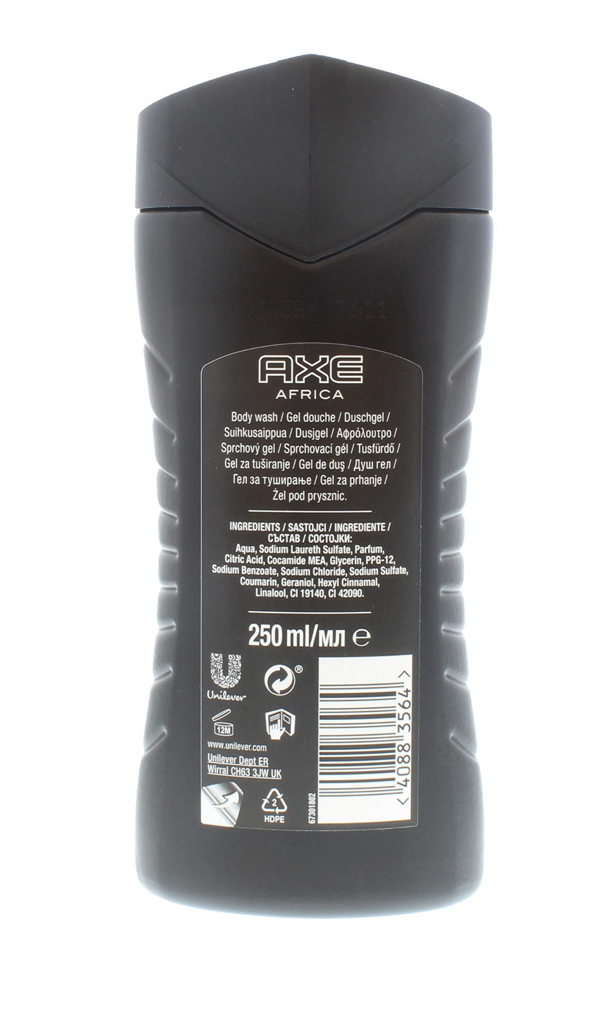 Picture of International European product Skin care AXE Africa Shower Gel used for male/female - 250 ml