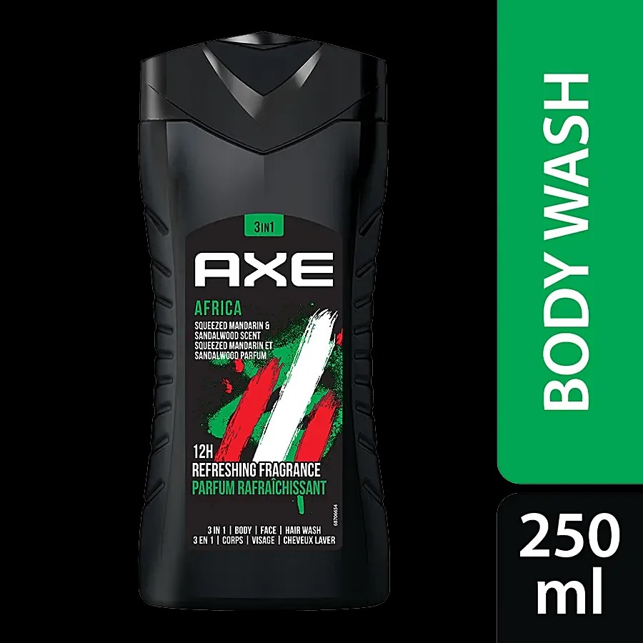 Picture of International European product Skin care AXE Africa Shower Gel used for male/female - 250 ml