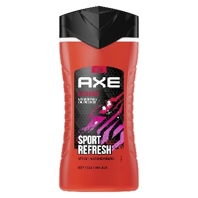 Picture of International European product Skin care AXE Recharge Shower Gel used for male/female - 250 ml