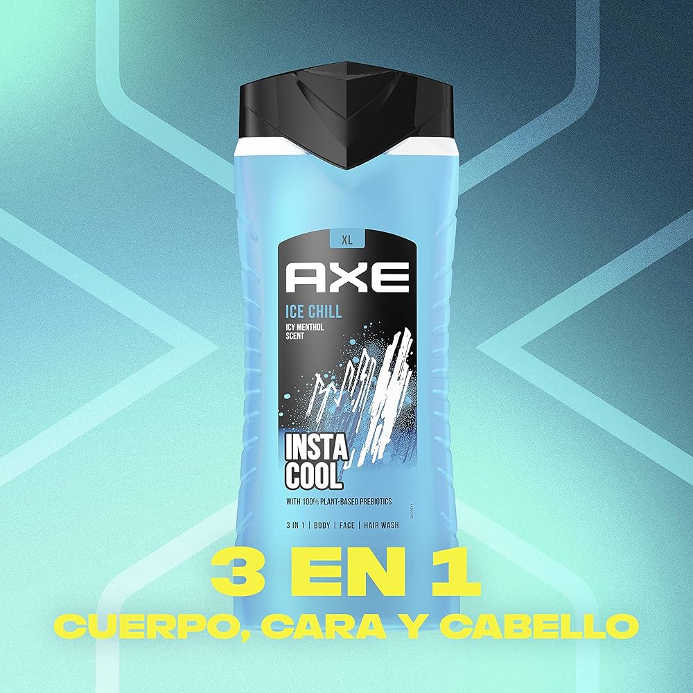 Picture of International European product Skin care AXE Ice Chill Shower Gel used for male/female - 400 ml