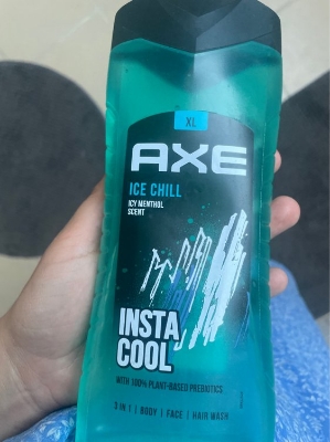 Picture of International European product Skin care AXE Ice Chill Shower Gel used for male/female - 400 ml