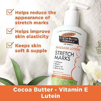 Picture of International UK product Skin care Palmer's Stretch massage lotion used for female - 125 gm
