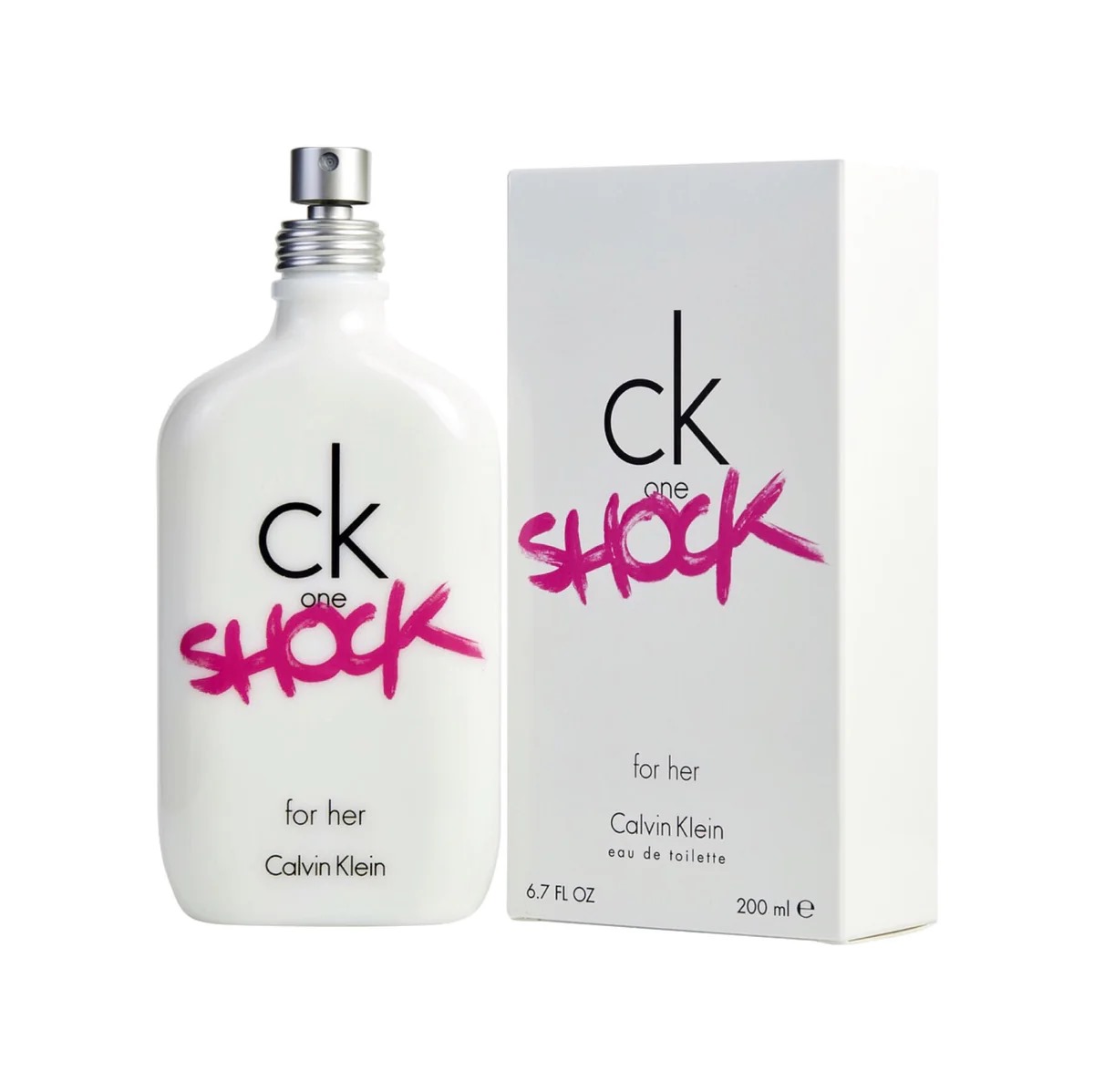 Picture of International European product Body perfume perty scent CK One Shock for her used for female - 200 ml