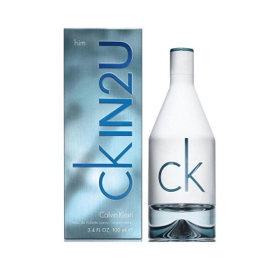 Picture of International European product Body perfume perty scent CK IN2U used for male - 100 ml  Picture of International European product Body perfume perty scent CK IN2U used for male - 100 ml