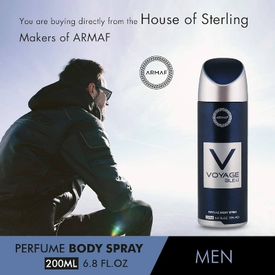 Picture of International UAE product Body Spray Armaf  Voyage Bleu used for male - 200 ml