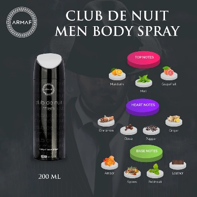 Picture of International UAE product Body Spray  Armaf Club De Nuit Intense used for male - 200 ml