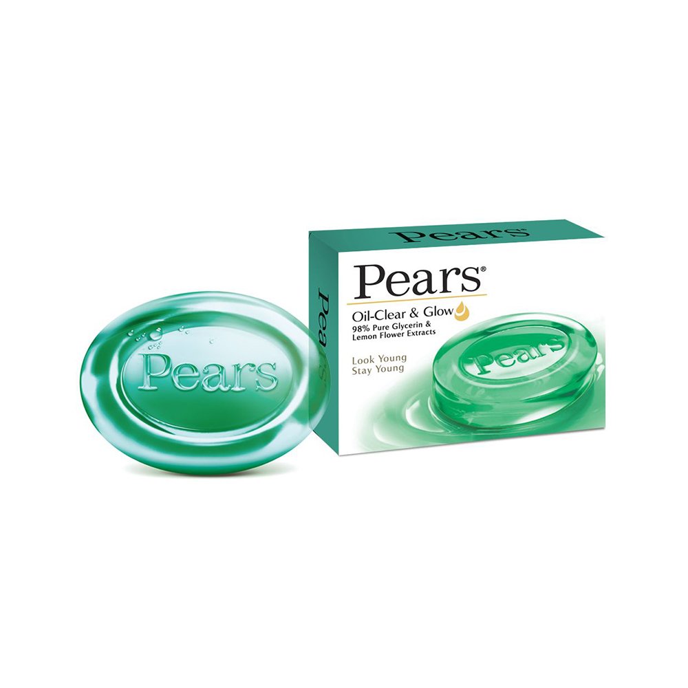 Picture of International European product Skin care Pears body soap Oil Clear & Glow used for male/female - 75 gm