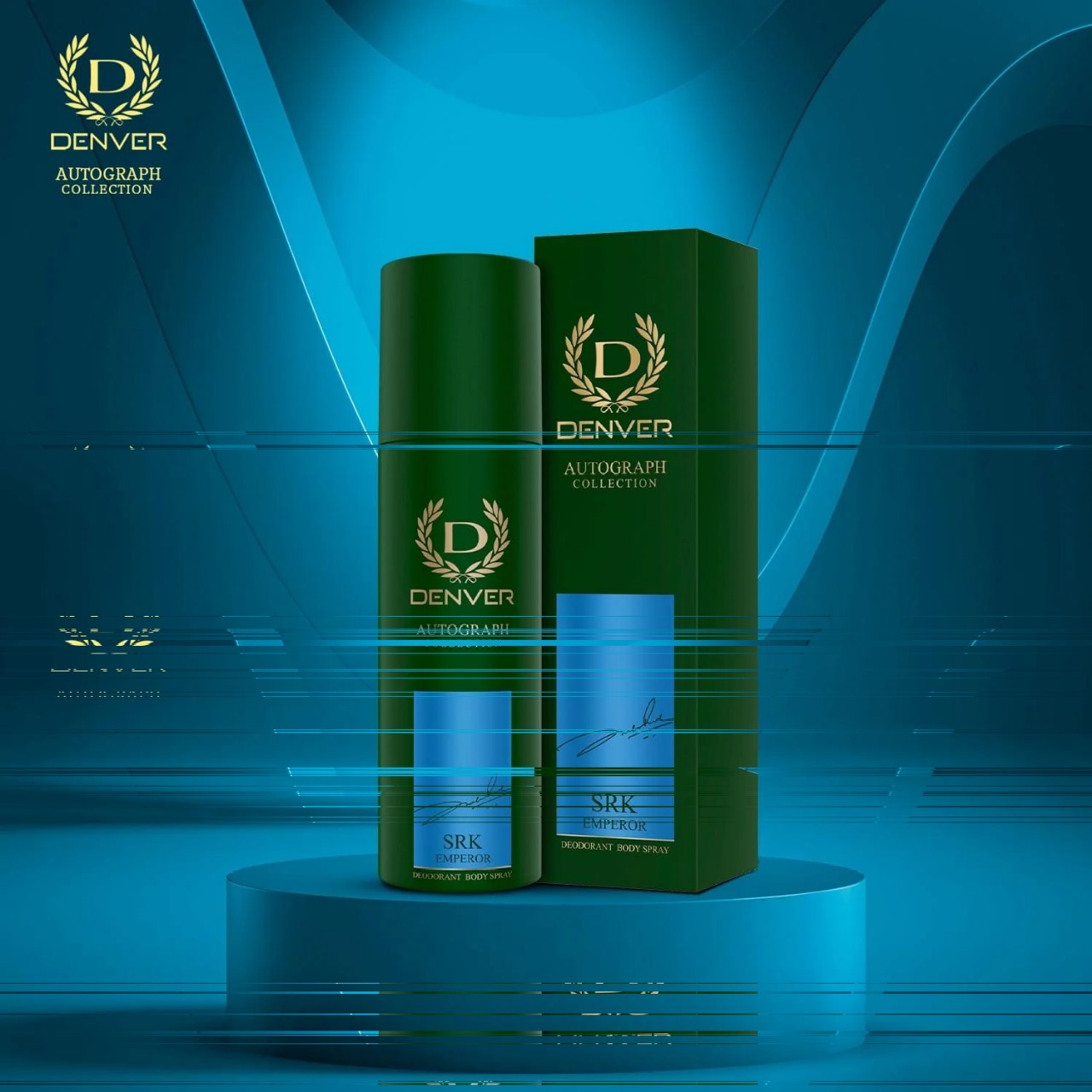 Picture of Indian product Body perfume perty scent Denver Autograph Collection Emperor used for male/female - 140 ml