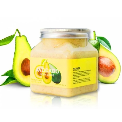 Picture of International European product Body care Pretty Cowry Avocado body scrub used for male/female - 350 ml