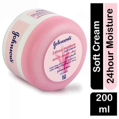 Picture of International European product Johnson's 24hour moisture soft cream used for male/female - 200 ml