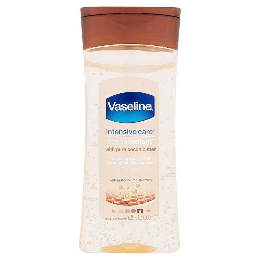 Picture of International European country Product Skin care Vaseline Cocoa Radiant body lotion used for male/female - 200 ml