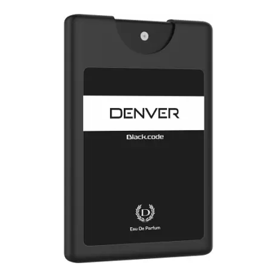 Picture of International Indian product Body perfume Pocket scent Denver Black Code HAMILTON Used for male - 18 ml