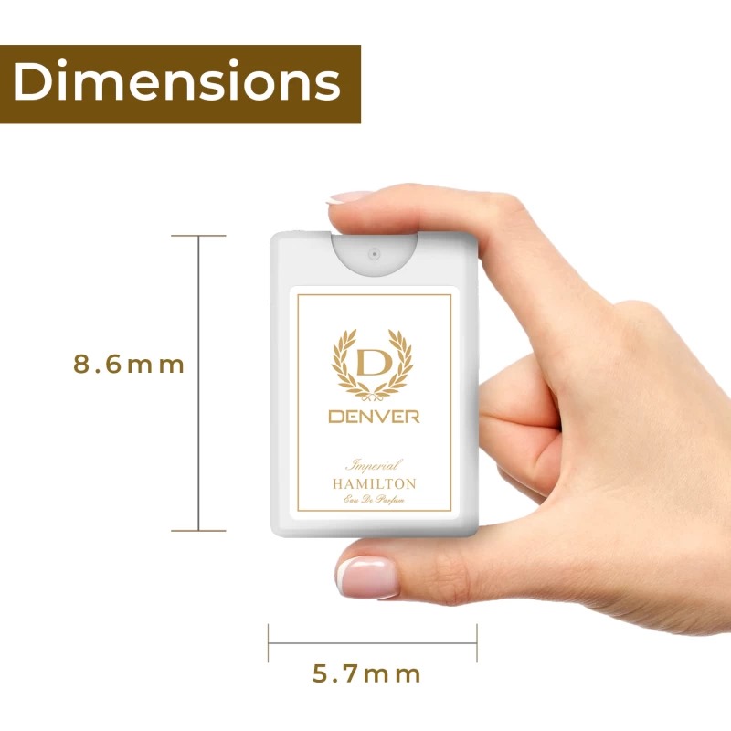 Picture of International Indian product Body perfume Pocket scent Denver Imperial HAMILTON Used for male - 18 ml