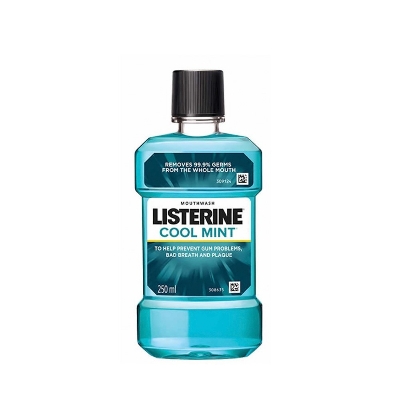 Picture of Mouth refreshment International Thailand product Listerine cool mint mouthwash - 250 ml