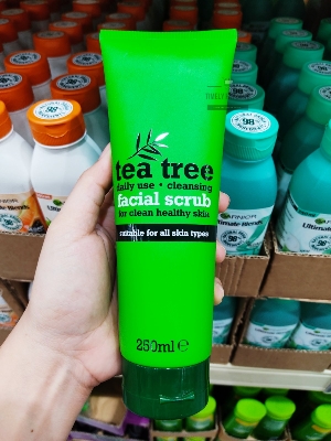 Picture of International Uk product xhc tea tree  daily use facial scrub -250 ml e