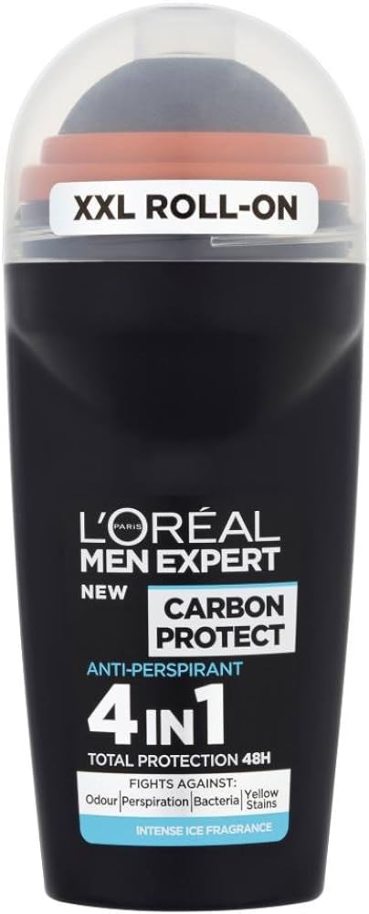 Picture of International Thailand product LOREAL Carbon Protect body deodorant Roll on for male - 50 ml