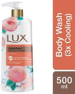 Picture of International Thailand product Skin care Lux Cooling Peach Shower Gel used for male/female - 500 ml