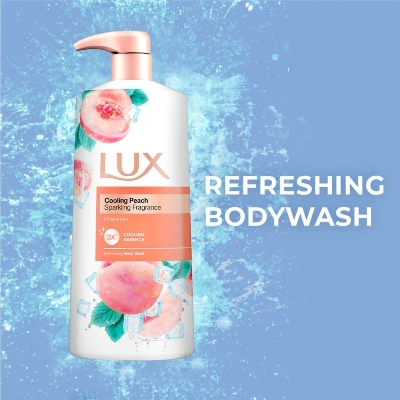 Picture of International Thailand product Skin care Lux Cooling Peach Shower Gel used for male/female - 500 ml