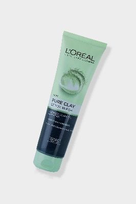 Picture of International European product skin care Loreal Paris Pure Clay Detox face wash used for male/female - 150 ml