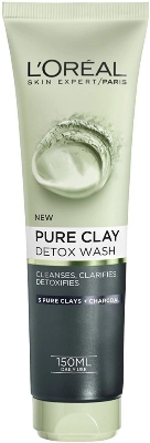 Picture of International European product skin care Loreal Paris Pure Clay Detox face wash used for male/female - 150 ml
