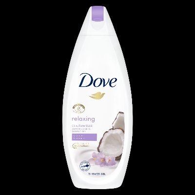 Picture of International NETHERLANDS product Dove Relaxing shower gel body wash used for male/ female - 500 ml