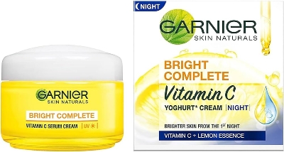 Picture of Indian product Skin care  Bright complete Vitamin C Night Cream Used for male/female - 18 gm