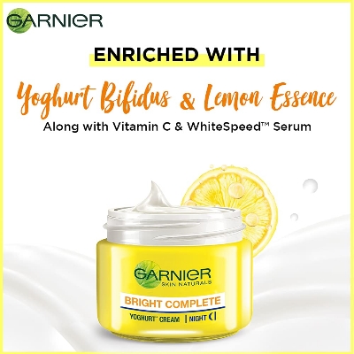 Picture of Indian product Skin care  Bright complete Vitamin C Night Cream Used for male/female - 18 gm