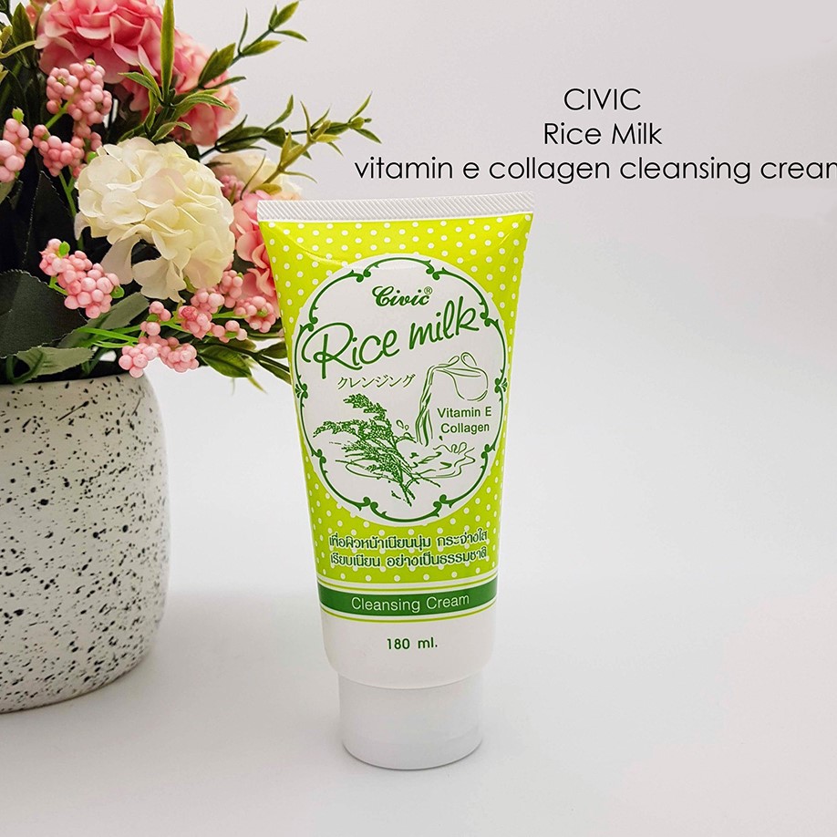 Picture of International Thailand product Skin care Civic Rice Milk Cleansing Cream face wash - 180 ml