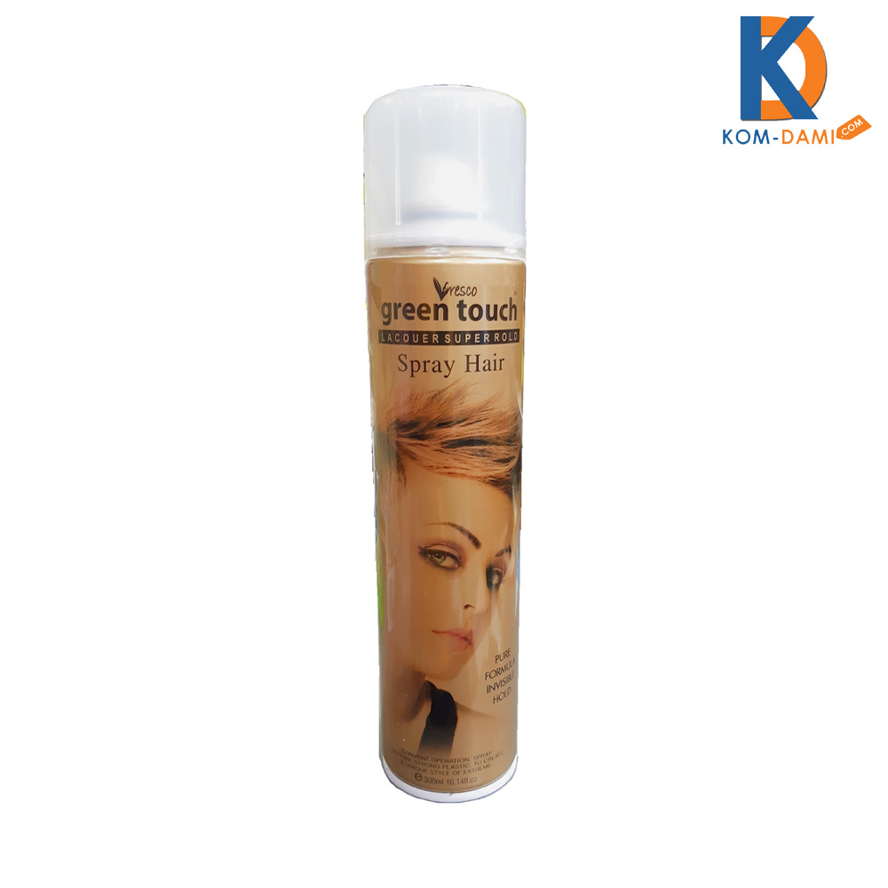 Picture of International UK product Hair care Green Touch hair spray used for male/female - 300 ml