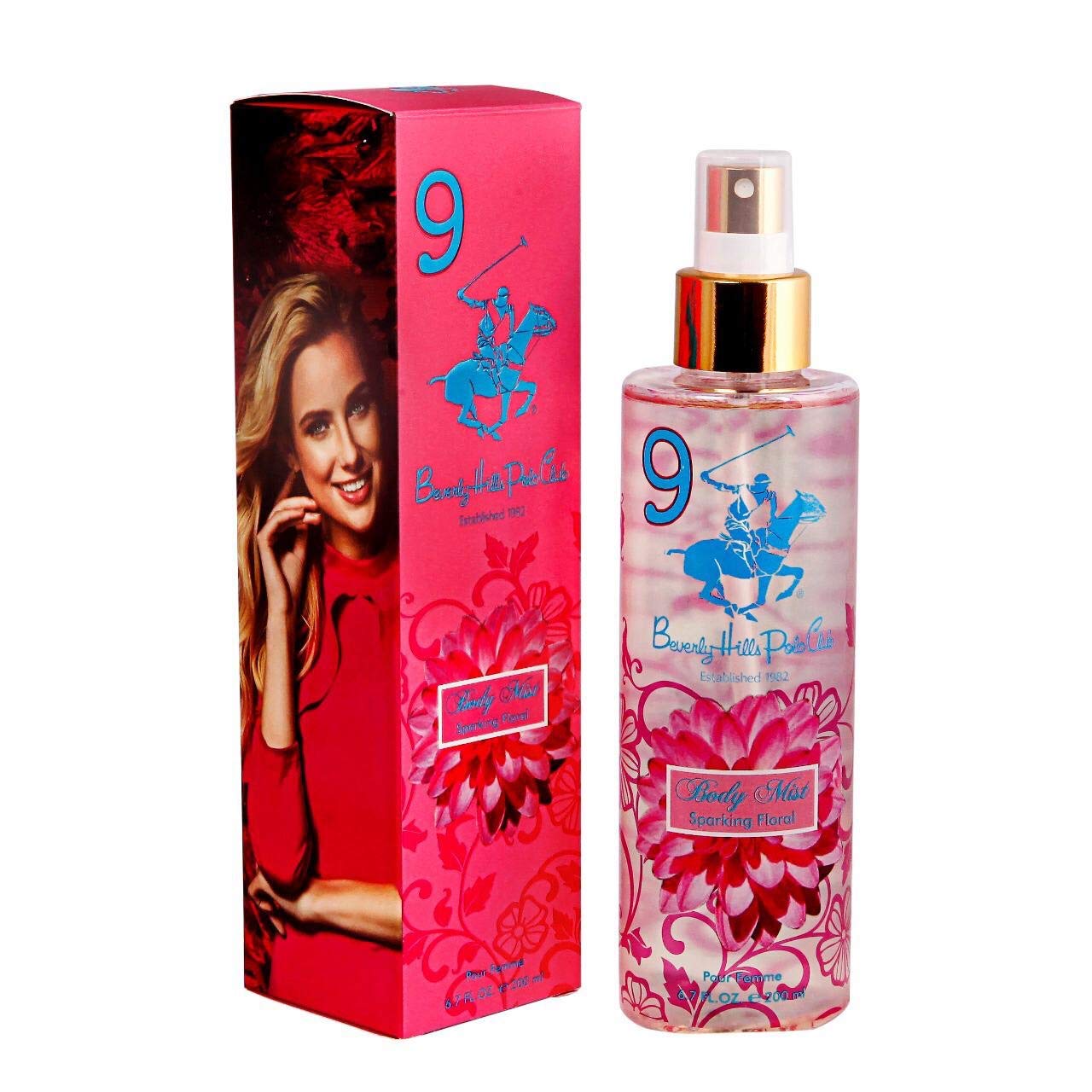 Picture of International Netherlands product Body Spray perty scent Beverly Hills Polo Club Body Mist ( 9 ) used for female - 200 ml