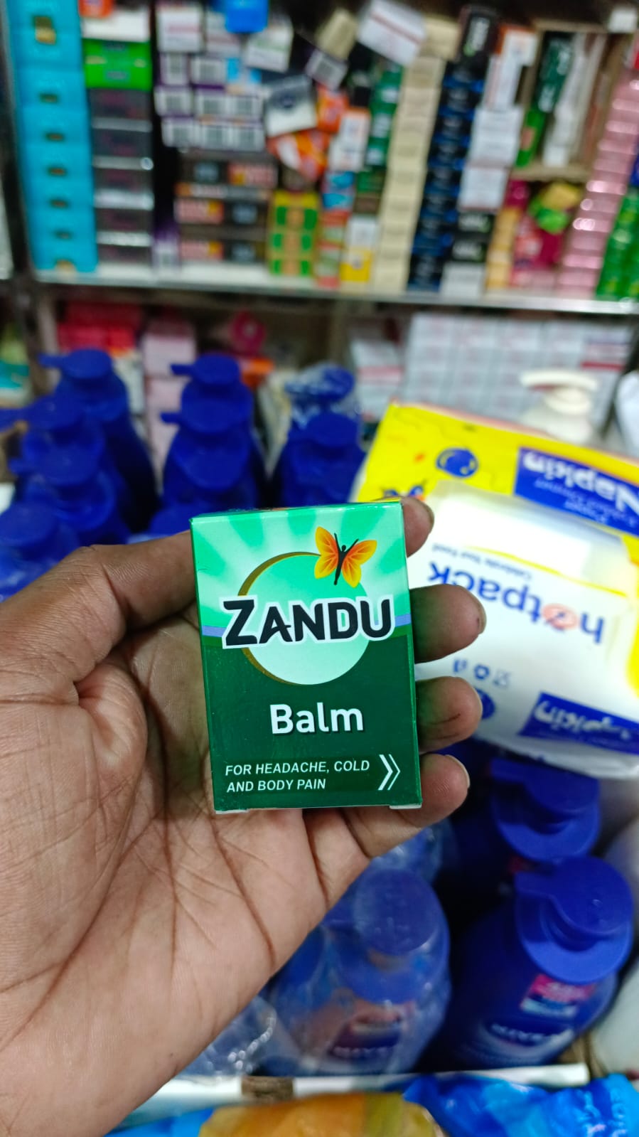 Picture of Indian product Health care Zandu Balm For headache Cold & Body pain used for male/female - 9 ml