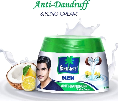Picture of International UAE product Men Anti Dandruff Hair cream used for male 1 Piece- 140 ml