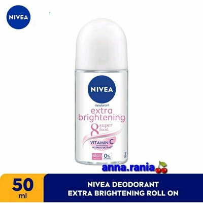Picture of International Germany product Deodorant Roll on NIVEA extra brightening used for male/female - 50 ml Picture of International Germany product Deodorant Roll on NIVEA extra brightening used for male/female - 50 ml