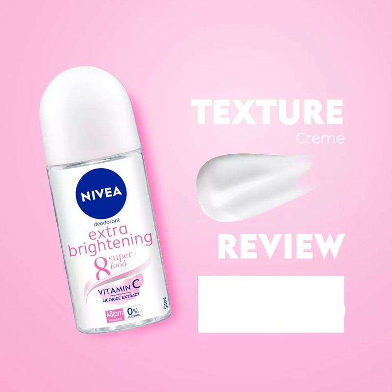 Picture of International Germany product Deodorant Roll on NIVEA extra brightening used for male/female - 50 ml Picture of International Germany product Deodorant Roll on NIVEA extra brightening used for male/female - 50 ml