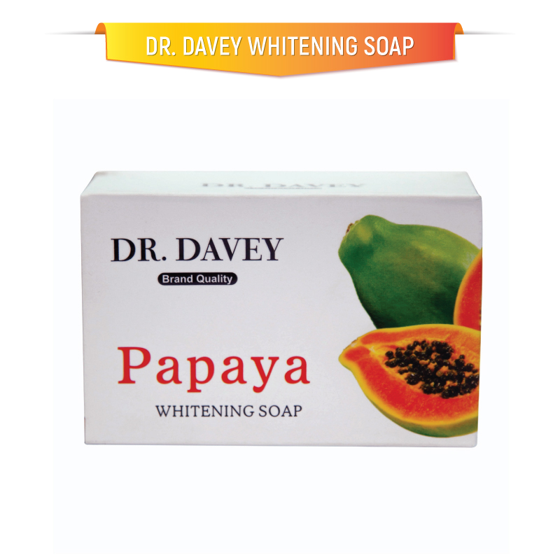 Picture of International PRC product skin care DR. Davey papaya whitening soap used for male female - 135 gm