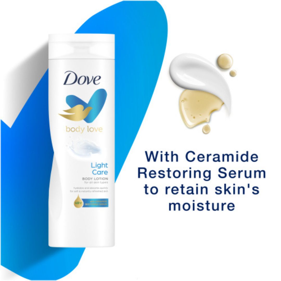 Picture of International Germany product Dove Body love Light Care Body Lotion used for male/ female - 400 ml