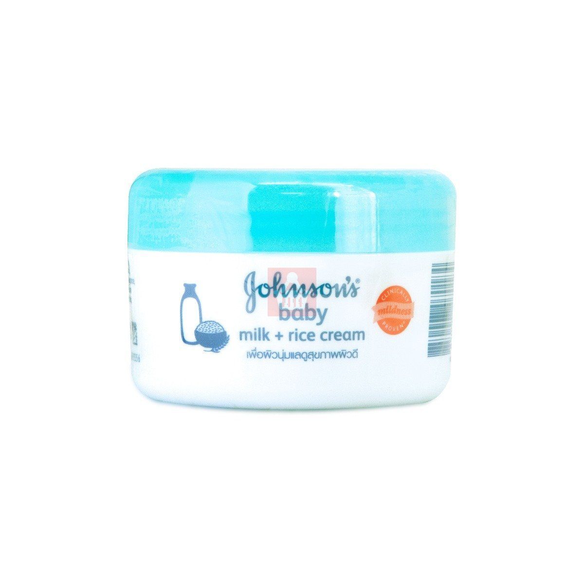 Picture of International European product Skin care Johnsons Milk + Rice cream used for baby - 50 gm