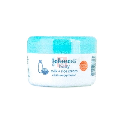 Picture of International European product Skin care Johnsons Milk + Rice cream used for baby - 50 gm
