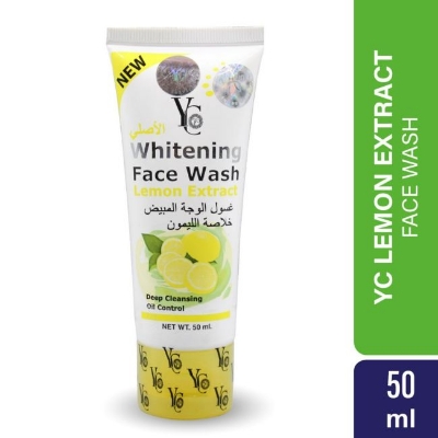 Picture of International Thailand product Skin care YC Whitening Lemon Extract face wash used for male/female - 50 ml