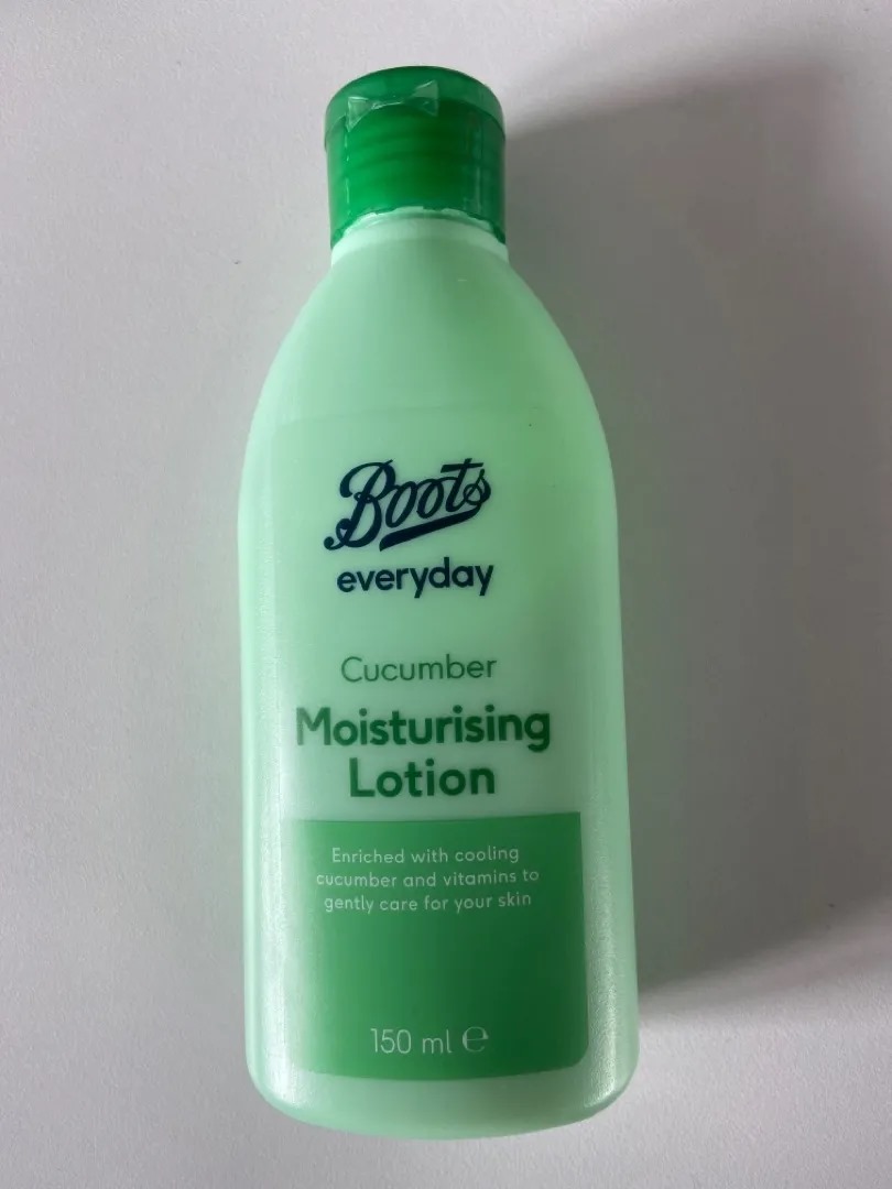 Picture of International UK product Boots Cucumber Lotion used for male/ female - 150 ml