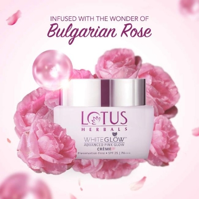 Picture of Indian product Skin care Lotus White Glow Advanced Pink Glow Cream Used for male/female - 35 gm