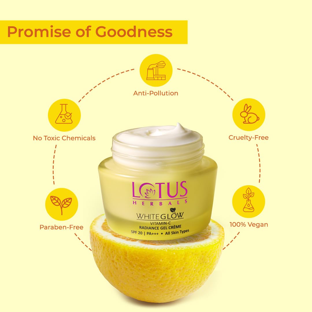 Picture of Indian product Skin care Lotus White Glow Vitamin C Radiance Cream Used for male/female - 35 gm