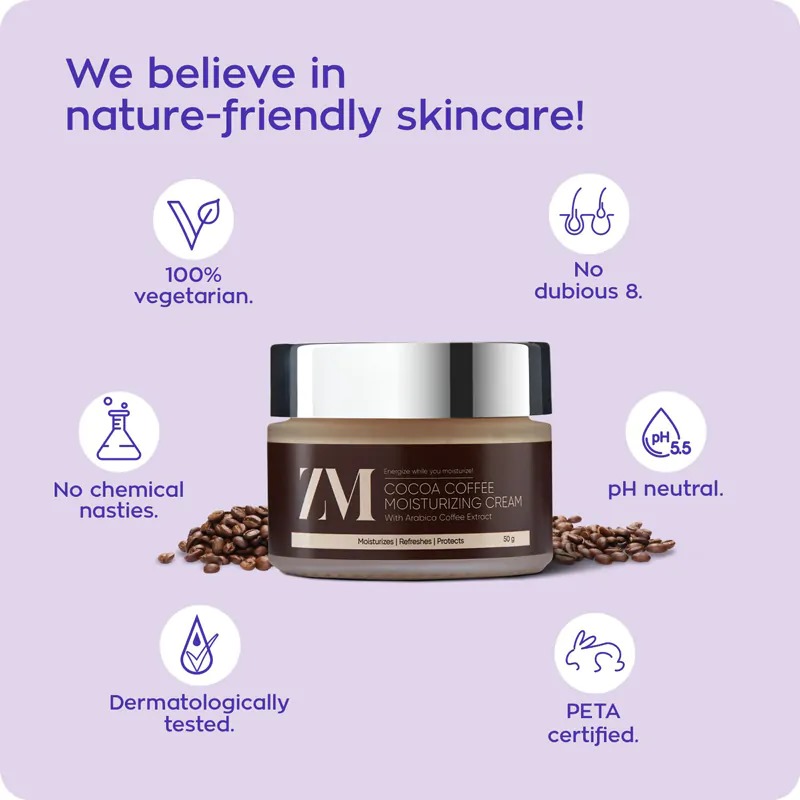 Picture of Indian product Skin care ZM Cocoa Coffe Moisturizing cream Used for male/female - 50 gm