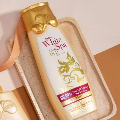 Picture of International Thailand Product Skin care Mistine White Spa Gold Serum lotion used for male/female - 200 ml