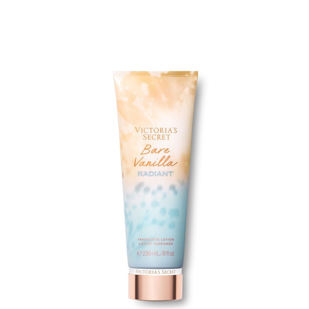 Picture of international USA product skin care Victoria Secret bare vanilla Radiant body lotion used for female - 236 ml