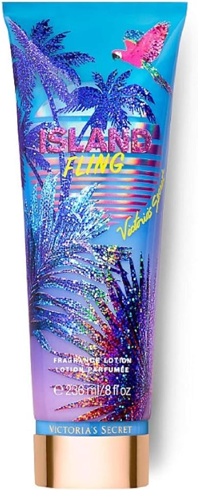 Picture of international USA product skin care Victoria Secret Island Fling body lotion used for female - 236 ml