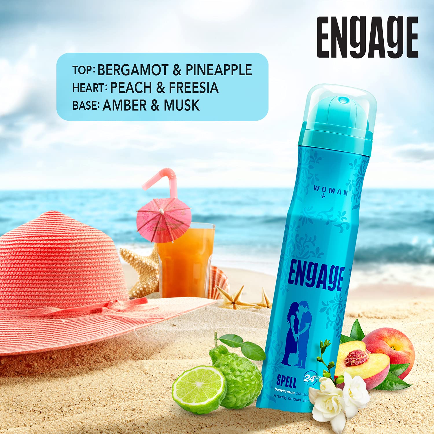 Picture of Indian product Body Spray Engage Spell Used for female - 150 ml