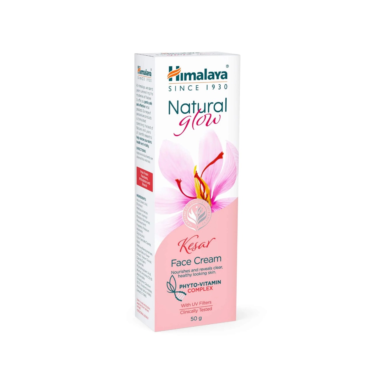 Picture of Indian product skin care Nature glow Kesar fairness cream used for female - 50 gm
