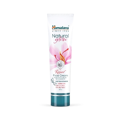 Picture of Indian product skin care Nature glow Kesar fairness cream used for female - 50 gm
