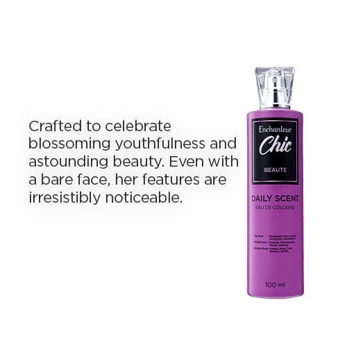 Picture of International Malaysian product Body perfume pery scent Enchanteur Chic Beauty used for female - 100 ml